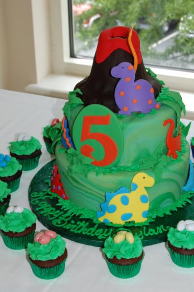Dinosaur Cake Dylon