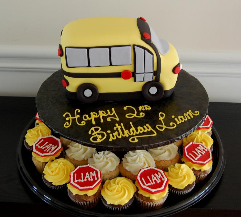 School Bus Cake